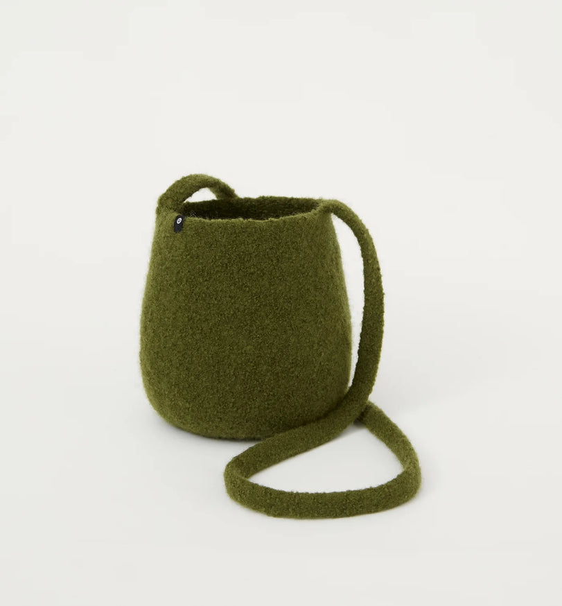 Wool Ball Bag by Cecilie Telle