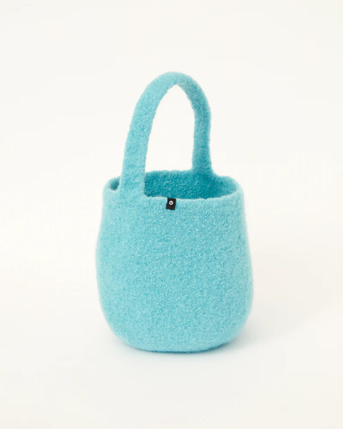 Wool Basket Bag by Cecilie Telle