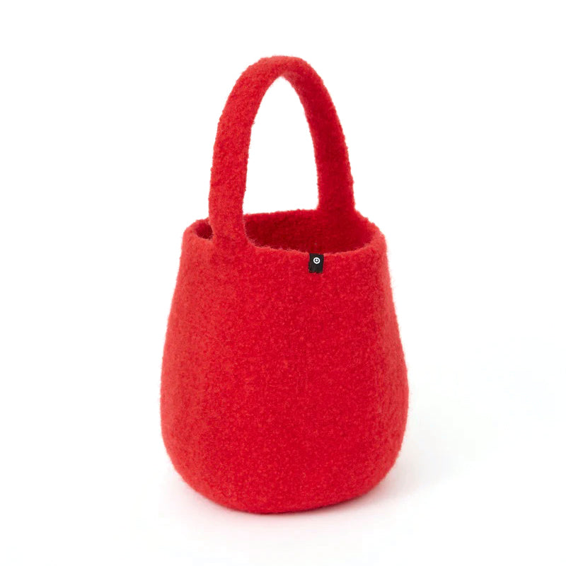 Wool Basket Bag by Cecilie Telle