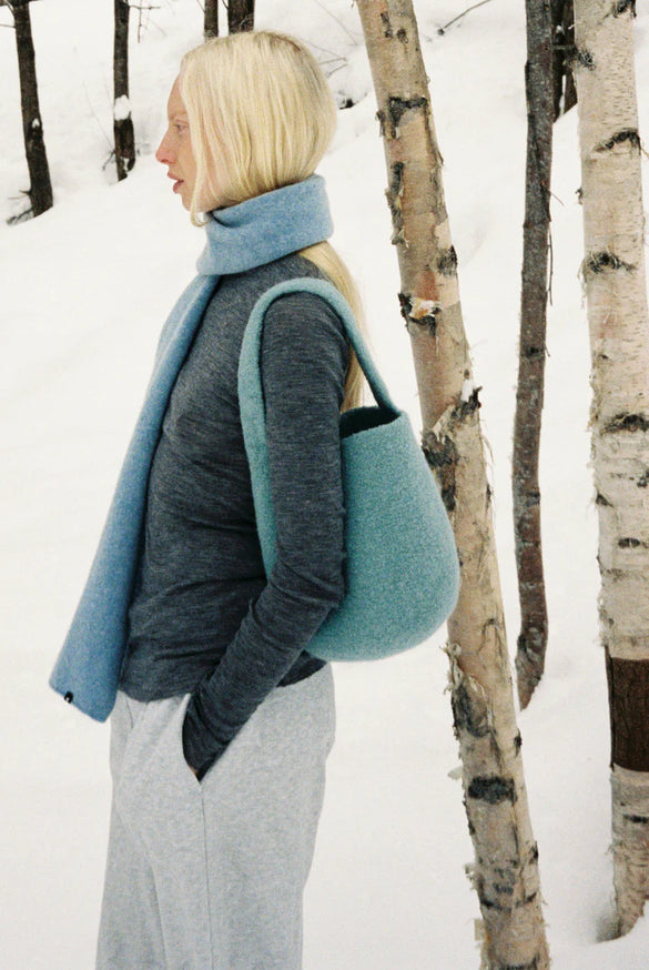 Wool Basket Bag by Cecilie Telle