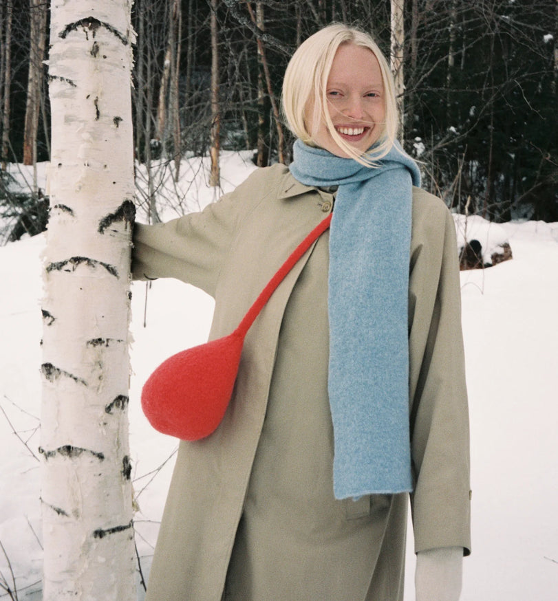 Wool Ball Bag by Cecilie Telle