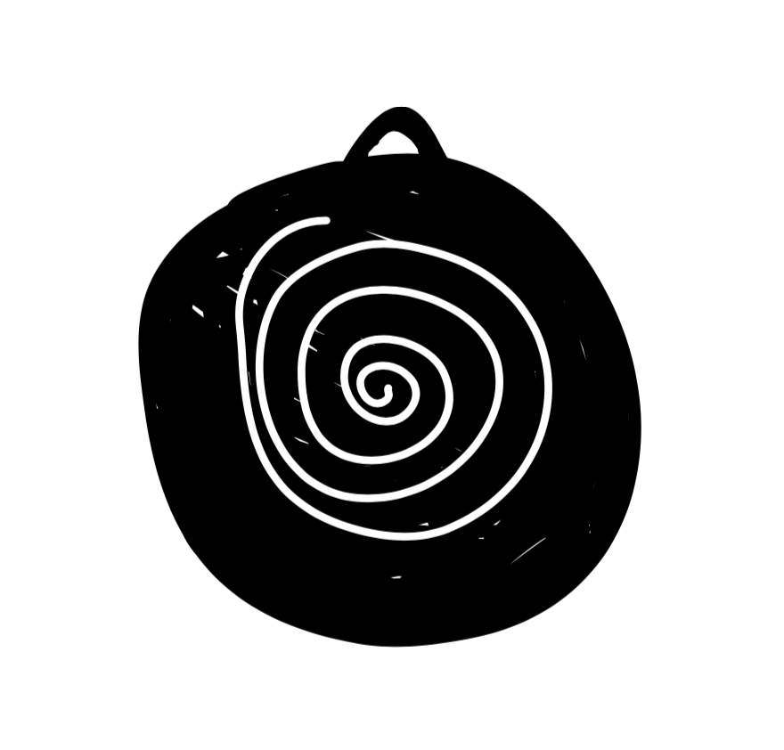 Straw Round Cushion.