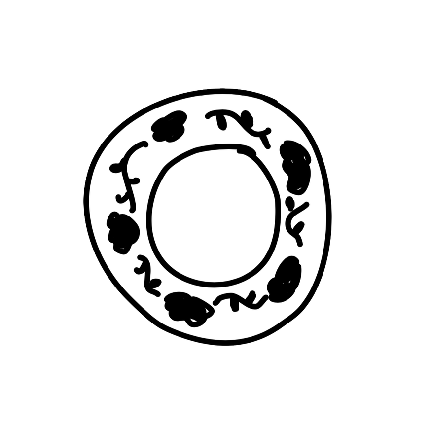 Blue Hibiscus Ceramic Plate.