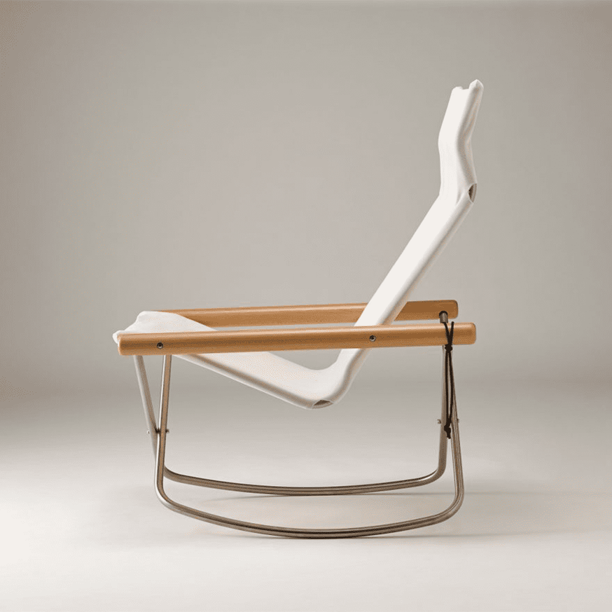 NYCHAIR X ROCKING Japanese Foldable Rocking Chair Schaukelstuhl.