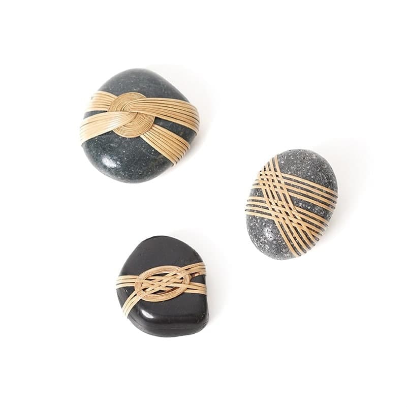 Hand Wrapped Rocks M.