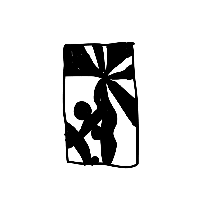 LADY - Japanese hand towel Tenugui by Sanae Naito