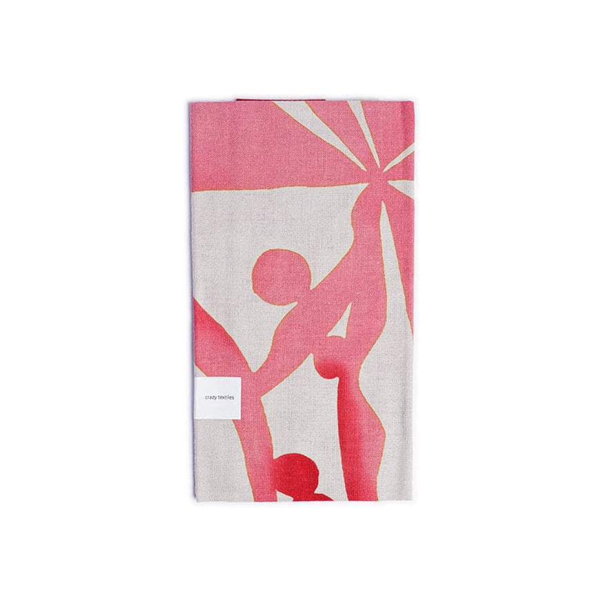 LADY - Japanese hand towel Tenugui by Sanae Naito